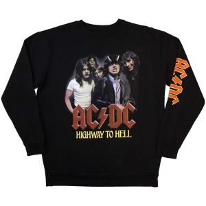 Ac/Dc - H2h Band Uni Bl Sweatshirt ryhmässä MERCHANDISE / Hupparit / Hårdrock @ Bengans Skivbutik AB (5550919r)