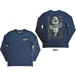 Blondie - Nyc  77 Uni Denim Long Sleeve ryhmässä MERCHANDISE / Hupparit / Pop-Rock @ Bengans Skivbutik AB (5552080r)