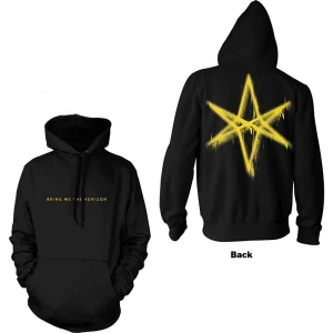 Bring Me The Horizon - Spray Hex Uni Bl Hoodie ryhmässä MERCHANDISE / Hupparit / Hårdrock @ Bengans Skivbutik AB (5552117r)