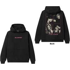 Blackpink - Pink Venom Group Photo Uni Bl Hoodie ryhmässä MERCHANDISE / Hupparit / K-Pop @ Bengans Skivbutik AB (5552125r)