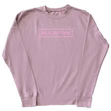 Blackpink - Logo Uni Pink Sweatshirt ryhmässä MERCHANDISE / Hupparit / K-Pop @ Bengans Skivbutik AB (5552129r)