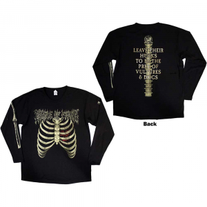 Cradle Of Filth - Skeleton Uni Bl Long Sleeve ryhmässä MERCHANDISE / Hupparit / Hårdrock @ Bengans Skivbutik AB (5552147r)