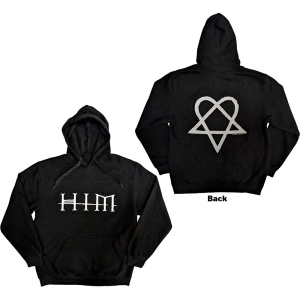 Him - Logo Uni Bl Hoodie ryhmässä MERCHANDISE / Hupparit / Hårdrock @ Bengans Skivbutik AB (5552883r)