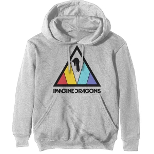 Imagine Dragons - Triangle Logo Uni Off Wht Hoodie ryhmässä MERCHANDISE / Hupparit / Pop-Rock @ Bengans Skivbutik AB (5552886r)