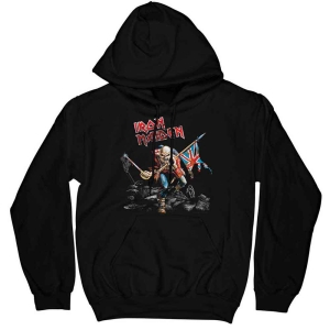 Iron Maiden - The Trooper Uni Bl Hoodie ryhmässä MERCHANDISE / Hupparit / Hårdrock @ Bengans Skivbutik AB (5552888r)