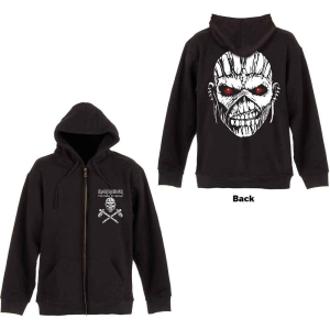 Iron Maiden - Eddie Axe Uni Bl Zip Hoodie ryhmässä MERCHANDISE / Hupparit / Hårdrock @ Bengans Skivbutik AB (5552892r)