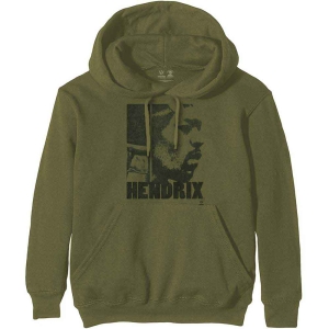 Jimi Hendrix - Let Me Live Uni Khaki Hoodie ryhmässä MERCHANDISE / Hupparit / Pop-Rock @ Bengans Skivbutik AB (5552903r)