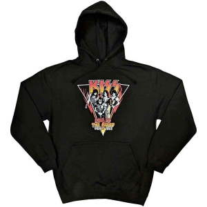 Kiss - Triangle Uni Bl Hoodie ryhmässä MERCHANDISE / Hupparit / Hårdrock @ Bengans Skivbutik AB (5552919r)