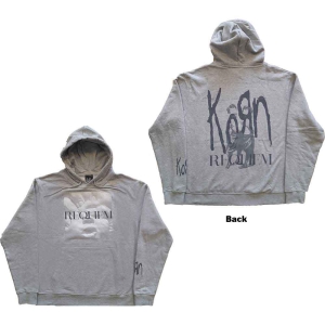 Korn - Requiem Uni Grey Hoodie ryhmässä MERCHANDISE / Hupparit / Hårdrock @ Bengans Skivbutik AB (5552921r)