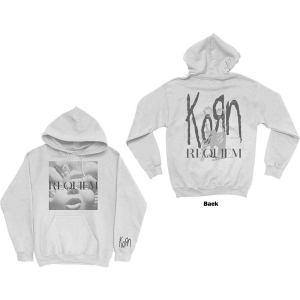 Korn - Requiem Uni Wht Hoodie ryhmässä MERCHANDISE / Hupparit / Hårdrock @ Bengans Skivbutik AB (5552922r)