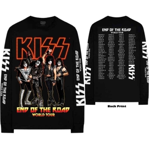 Kiss - End Of The Road Tour Bl Longsleeve ryhmässä MERCHANDISE / T-paita / Hårdrock @ Bengans Skivbutik AB (5552969r)