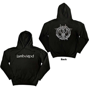 Lamb Of God - Skeleton Eagle Uni Bl Hoodie ryhmässä MERCHANDISE / Hupparit / Pop-Rock @ Bengans Skivbutik AB (5553192r)