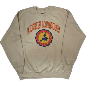 Luke Combs - Tour  23 Europe Map Natrl Sweatshirt ryhmässä MERCHANDISE / Hupparit / Country @ Bengans Skivbutik AB (5553195r)