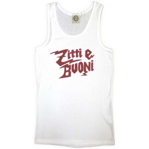 Maneskin - Zitti E Buoni Uni Wht Tank Top ryhmässä MERCHANDISE / T-paita / Pop-Rock @ Bengans Skivbutik AB (5553298r)