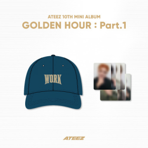 Ateez - Golden Hour Official MD Work Ball Cap ryhmässä MERCHANDISE / Merch / K-Pop @ Bengans Skivbutik AB (5553406)