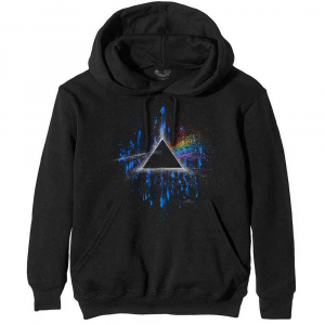 Pink Floyd - Dsotm Blue Splatter Uni Bl Hoodie ryhmässä MERCHANDISE / Hupparit / Pop-Rock @ Bengans Skivbutik AB (5553882r)