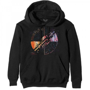 Pink Floyd - Machine Greeting Orange Bl Hoodie ryhmässä MERCHANDISE / Hupparit / Pop-Rock @ Bengans Skivbutik AB (5553885r)