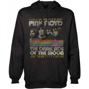 Pink Floyd - Retro Stripes Uni Bl Hoodie ryhmässä MERCHANDISE / Hupparit / Pop-Rock @ Bengans Skivbutik AB (5553928r)