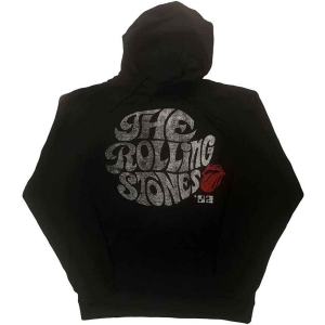 Rolling Stones - Swirl Logo  82 Uni Bl Eco Hoodie ryhmässä MERCHANDISE / Hupparit / Pop-Rock @ Bengans Skivbutik AB (5554673r)