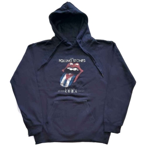 Rolling Stones - Havana Cuba Uni Navy Hoodie ryhmässä MERCHANDISE / Hupparit / Pop-Rock @ Bengans Skivbutik AB (5554680r)