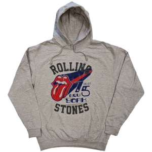 Rolling Stones - Ny  75 Uni Grey Hoodie ryhmässä MERCH @ Bengans Skivbutik AB (5554687r)