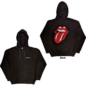 Rolling Stones - Logo & Tongue Uni Bl Zip Hoodie ryhmässä MERCHANDISE / Hupparit / Pop-Rock @ Bengans Skivbutik AB (5554697r)