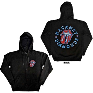 Rolling Stones - Hackney Diamonds Stars Bl Zip Hoodie ryhmässä MERCHANDISE / Hupparit / Pop-Rock @ Bengans Skivbutik AB (5554699r)