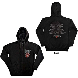 Rolling Stones - Hackney Diamonds Tracks Bl Zip Hoodie ryhmässä MERCHANDISE / Hupparit / Pop-Rock @ Bengans Skivbutik AB (5554700r)