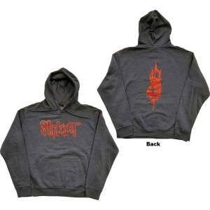 Slipknot - Logo Uni Grey Hoodie ryhmässä MERCHANDISE / Hupparit / Hårdrock @ Bengans Skivbutik AB (5554706r)