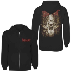 Slipknot - Skull Teeth Uni Bl Zip Hoodie ryhmässä MERCHANDISE / Hupparit / Hårdrock @ Bengans Skivbutik AB (5554708r)