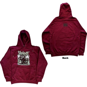 Slipknot - Barcode Photo Uni Maroon Hoodie ryhmässä MERCHANDISE / Hupparit / Hårdrock @ Bengans Skivbutik AB (5554724r)