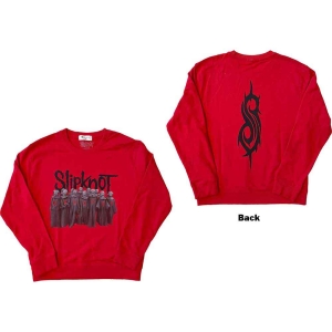 Slipknot - Choir Uni Red Sweatshirt ryhmässä MERCHANDISE / Hupparit / Hårdrock @ Bengans Skivbutik AB (5554726r)