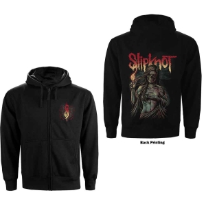 Slipknot - Burn Me Away Uni Bl Zip Hoodie ryhmässä MERCHANDISE / Hupparit / Hårdrock @ Bengans Skivbutik AB (5554727r)