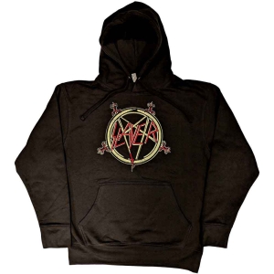 Slayer - Pentagram Uni Bl Hoodie ryhmässä MERCHANDISE / Hupparit / Hårdrock @ Bengans Skivbutik AB (5554730r)