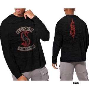 Slipknot - Patched Up Bl Dip-Dye Longsleeve ryhmässä MERCHANDISE / T-paita / Hårdrock @ Bengans Skivbutik AB (5554915r)