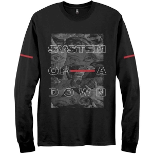 System Of A Down - Eye Collage Uni Bl Longsleeve ryhmässä MERCHANDISE / T-paita / Hårdrock @ Bengans Skivbutik AB (5554922r)