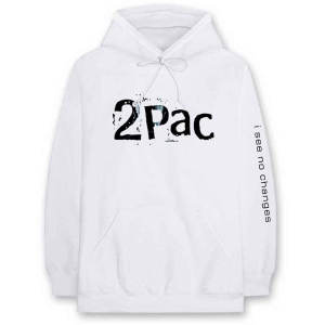 Tupac - I See No Changes Uni Wht Hoodie ryhmässä MERCHANDISE / Hupparit / Hip Hop-Rap @ Bengans Skivbutik AB (5555267)