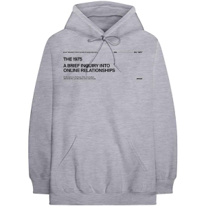 The 1975 - Abiior V2 Uni Grey Hoodie ryhmässä MERCHANDISE / Hupparit / Pop-Rock @ Bengans Skivbutik AB (5555301r)