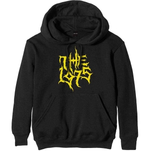 The 1975 - Gold Logo Uni Bl Hoodie ryhmässä MERCHANDISE / Hupparit / Pop-Rock @ Bengans Skivbutik AB (5555304r)