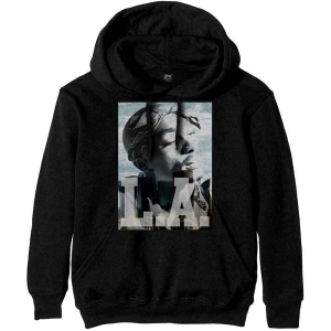 Tupac - La Skyline Uni Bl Hoodie ryhmässä MERCHANDISE / Hupparit / Hip Hop-Rap @ Bengans Skivbutik AB (5555307r)