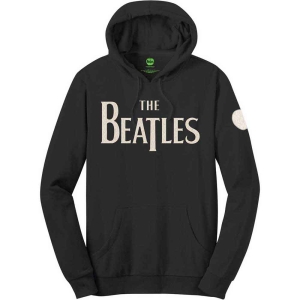 The Beatles - Drop T Logo & Apple Bl Hoodie ryhmässä MERCHANDISE / Hupparit / Pop-Rock @ Bengans Skivbutik AB (5555310r)