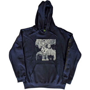 The Beatles - Reverse Revolver Navy Hoodie ryhmässä MERCHANDISE / Hupparit / Pop-Rock @ Bengans Skivbutik AB (5555312r)