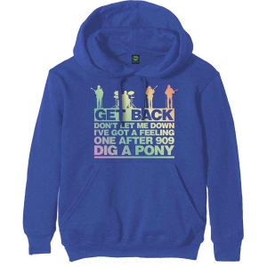 The Beatles - Get Back Gradient Uni Blue Hoodie ryhmässä MERCHANDISE / Hupparit / Pop-Rock @ Bengans Skivbutik AB (5555313r)