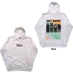 The Beatles - 3 Savile Row Uni Wht Hoodie ryhmässä MERCHANDISE / Hupparit / Pop-Rock @ Bengans Skivbutik AB (5555316r)