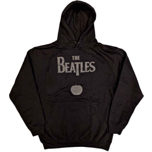 The Beatles - Drop T Logo & Apple Uni Bl Hoodie ryhmässä MERCHANDISE / Hupparit / Pop-Rock @ Bengans Skivbutik AB (5555317r)