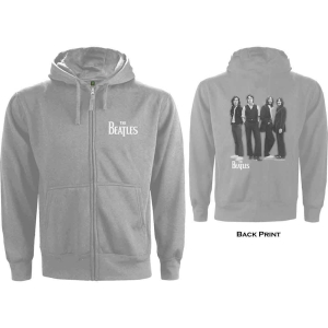 The Beatles - White Album Uni Grey Zip Hoodie ryhmässä MERCHANDISE / Hupparit / Pop-Rock @ Bengans Skivbutik AB (5555324r)