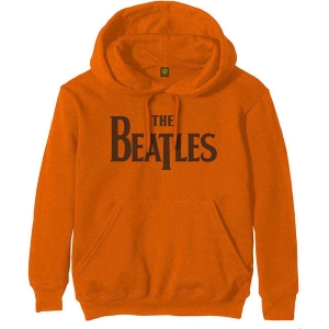 The Beatles - Drop T Logo Uni Orange Hoodie ryhmässä MERCHANDISE / Hupparit / Pop-Rock @ Bengans Skivbutik AB (5555339r)