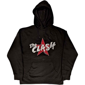 Clash - Star Logo Uni Bl Hoodie ryhmässä MERCHANDISE / Hupparit / Punk @ Bengans Skivbutik AB (5555342r)