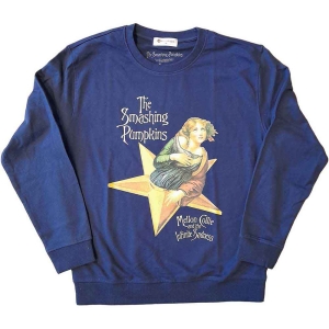 Smashing Pumpkins - Mellon Collie Uni Navy Sweatshirt ryhmässä MERCHANDISE / Hupparit / Pop-Rock @ Bengans Skivbutik AB (5555357r)