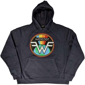 Weezer - Symbol Logo Uni Navy Hoodie ryhmässä MERCHANDISE / Hupparit / Pop-Rock @ Bengans Skivbutik AB (5555596r)